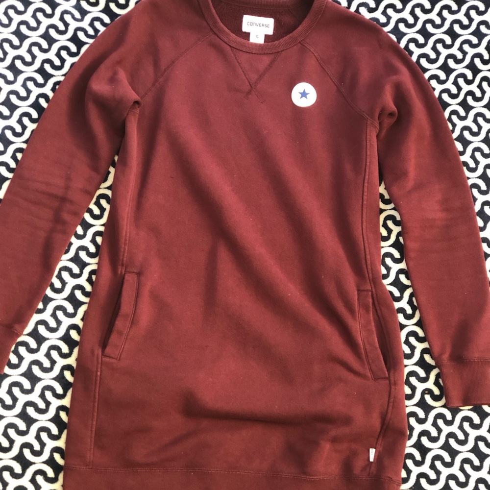 Long pull over sweater from converse
